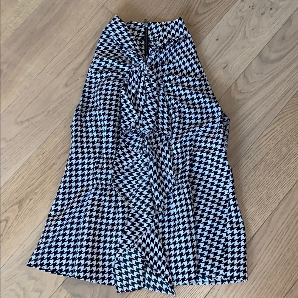 Houndstooth blouse